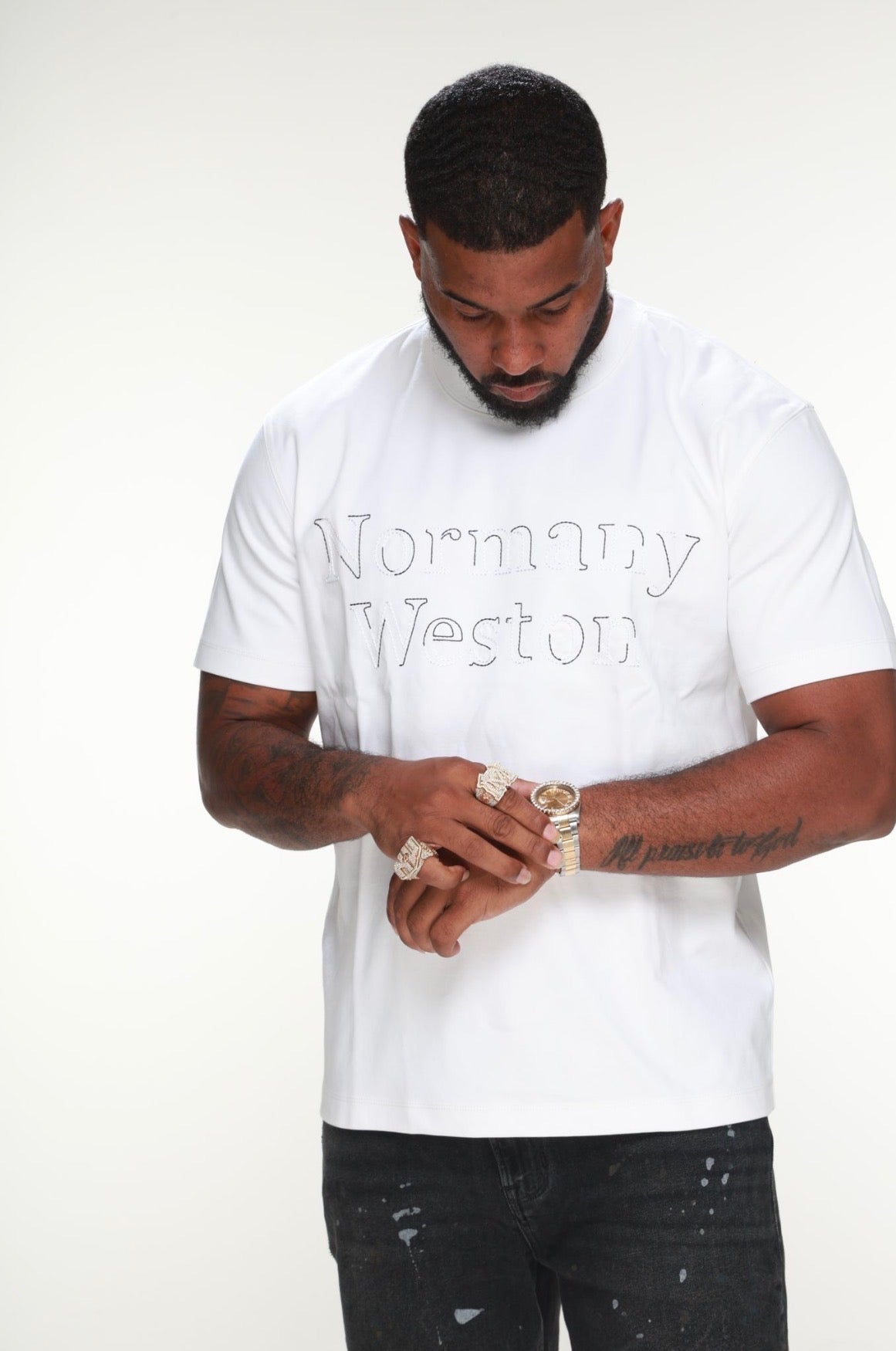 Normany & Weston Signature Stitched Tee